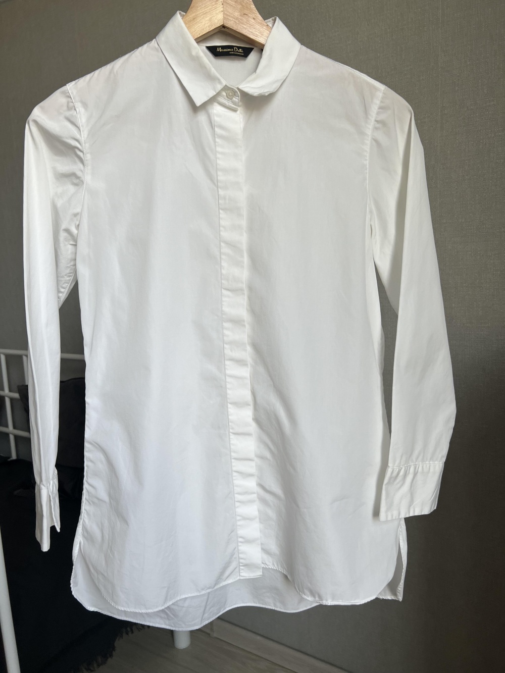 Белая рубашка Massimo Dutti (EUR 34, RUS 40-42)