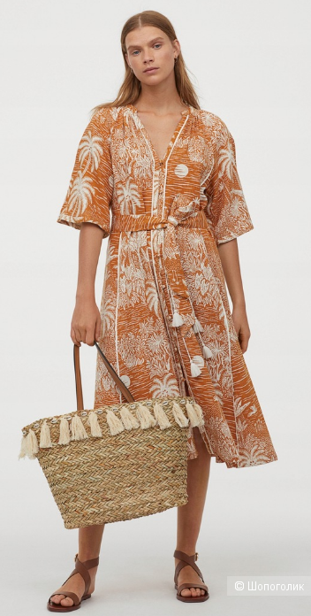 Платье-кафтан Desmond & Dempsey x H&M , M-L