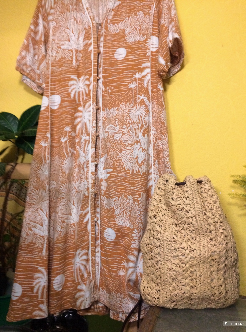 Платье-кафтан Desmond & Dempsey x H&M , M-L