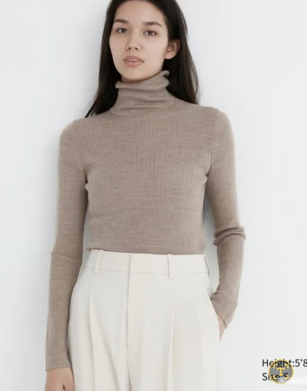 Шерстяная водолазка Uniqlo/S