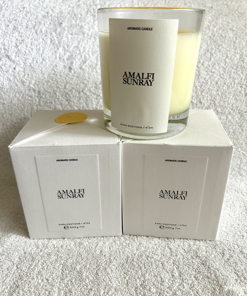 Ароматическая свеча ZARA AMALFI SUNRAY. One size