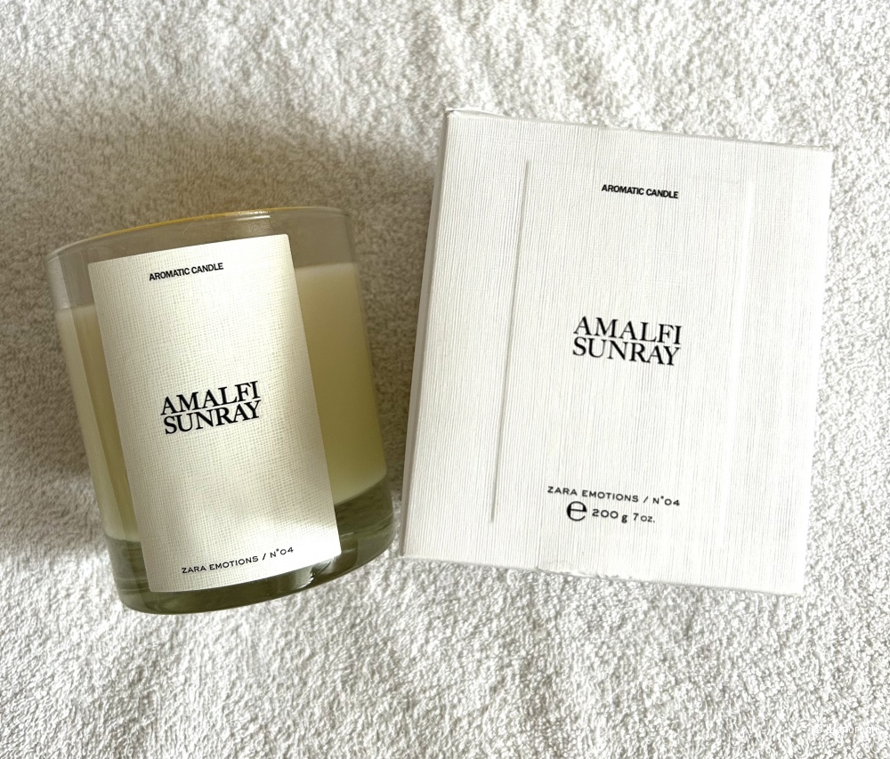 Ароматическая свеча ZARA AMALFI SUNRAY. One size