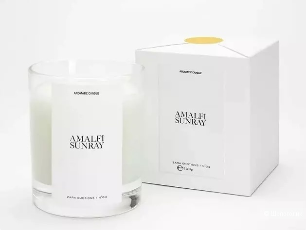 Ароматическая свеча ZARA AMALFI SUNRAY. One size