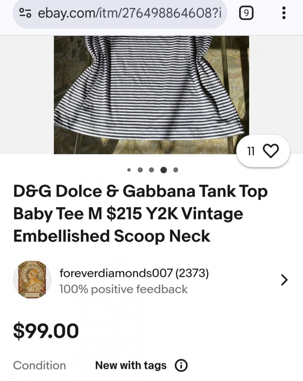 Майка Dolce & Gabbana 42/44