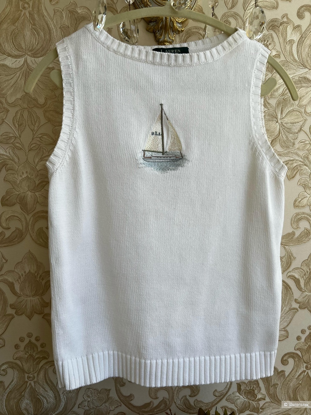 Сет: Топ Ralph Lauren, р.XS, брюки JOLEEN, р.XS (Италия)