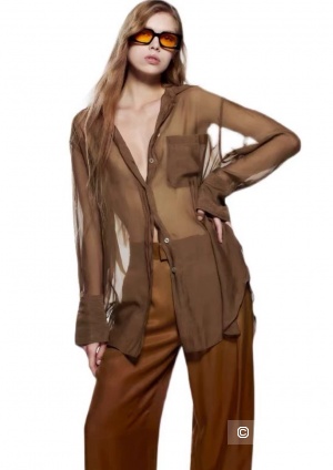 Рубашка zara xs