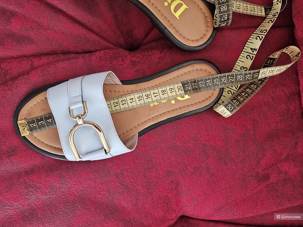 Мюли-сабо в стиле Dior, кожа, 39