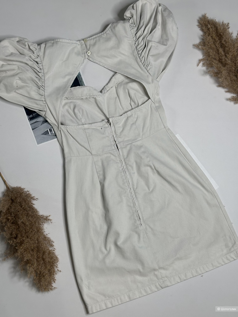 Платье ASOS Design, серое, размер 44