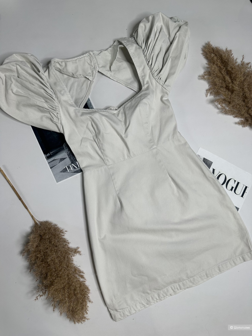 Платье ASOS Design, серое, размер 44