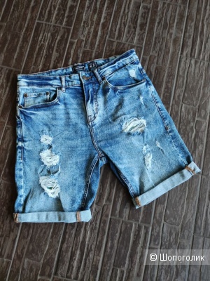 Джинсовые шорты Pull&Bear, р. 46( 31 размер джинсовой одежды)