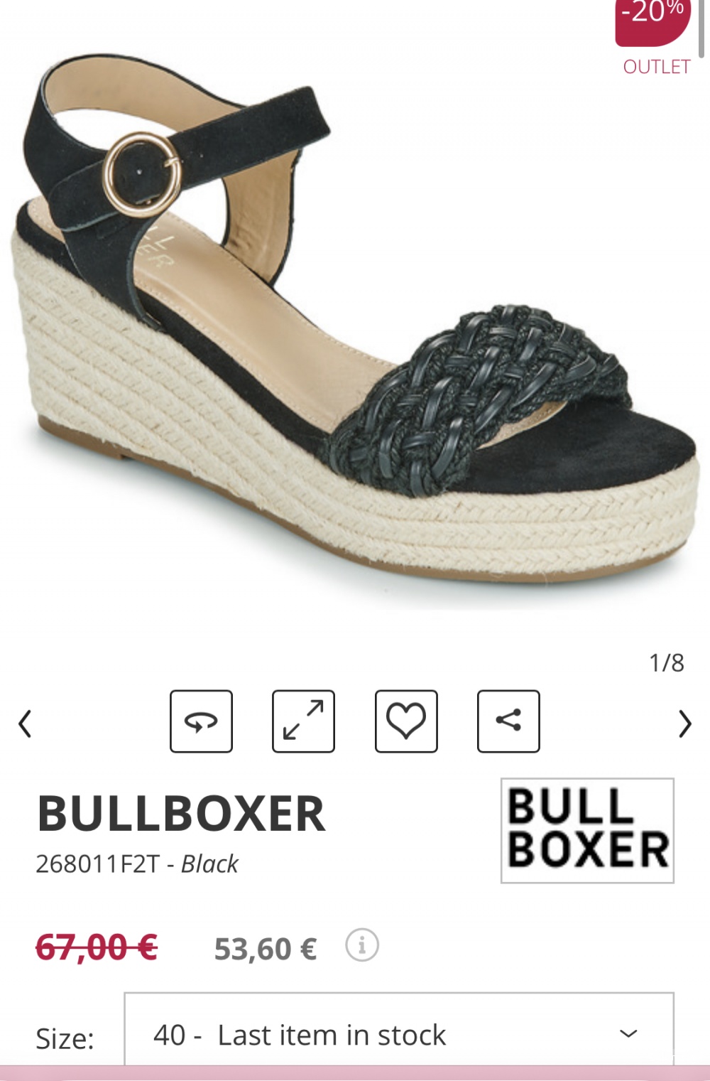 Босоножки Bullboxer 36