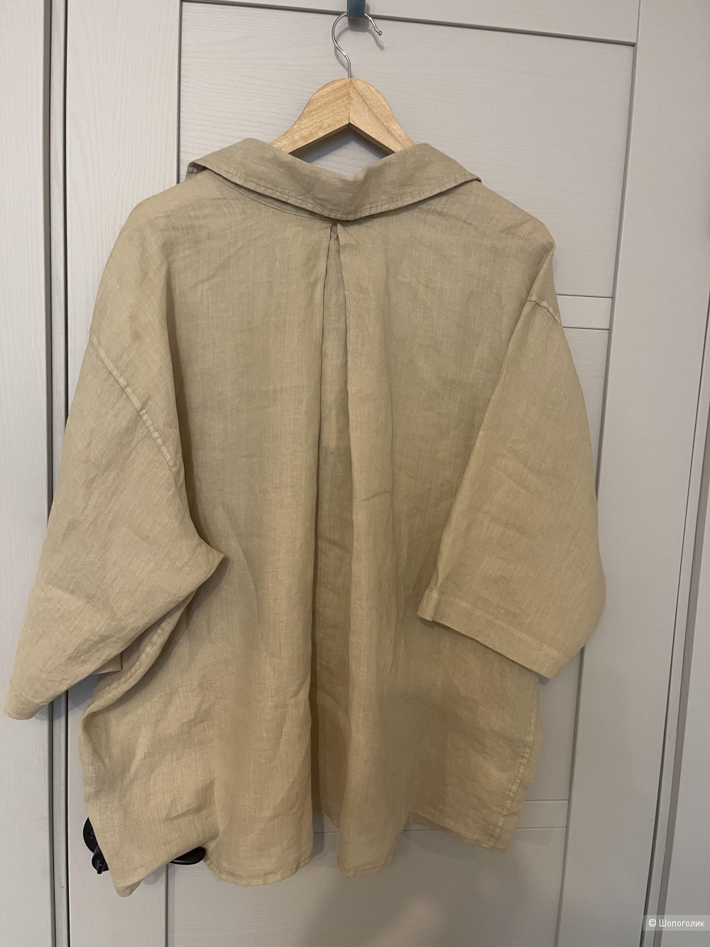 Льняная рубашка Zara размер S-XL