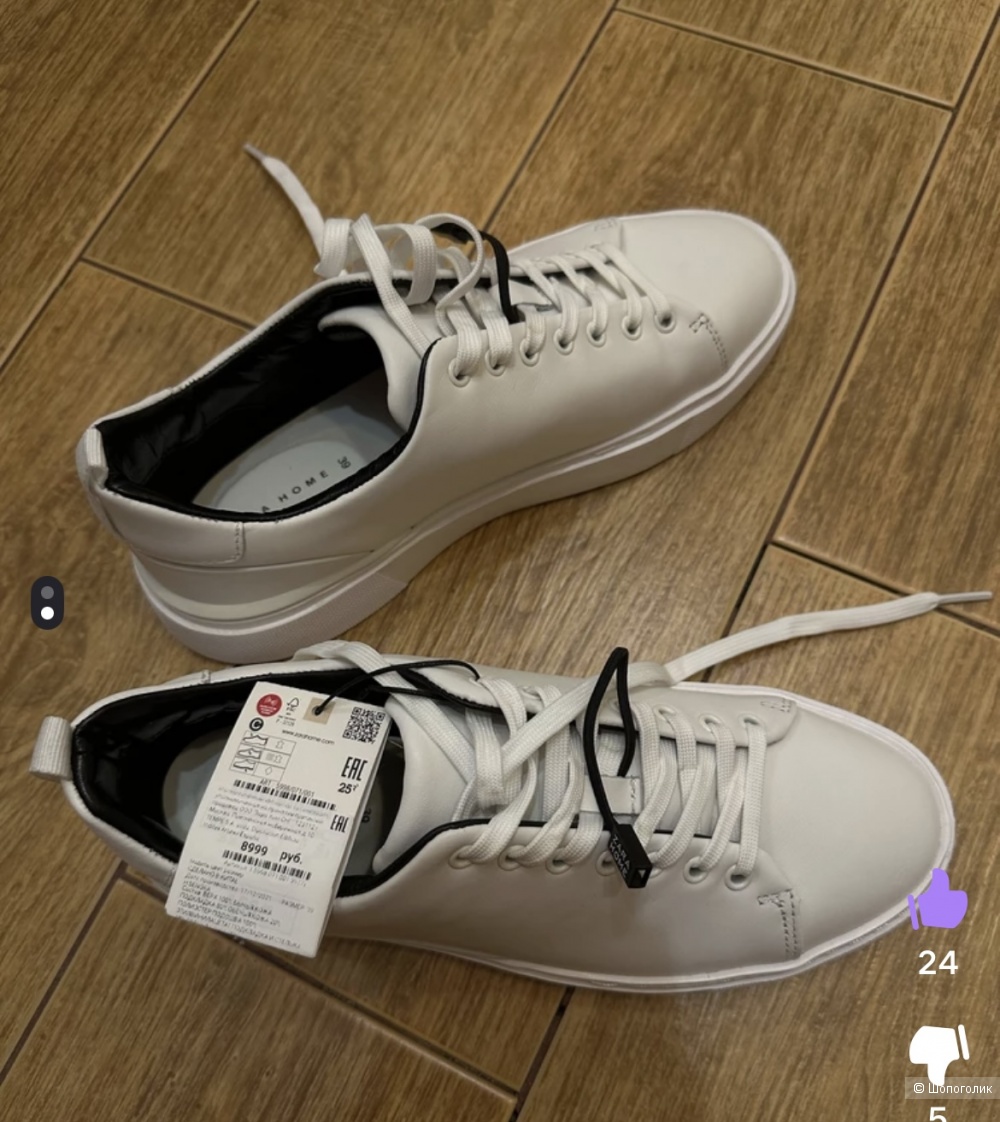 Кеды Zara 37 размер