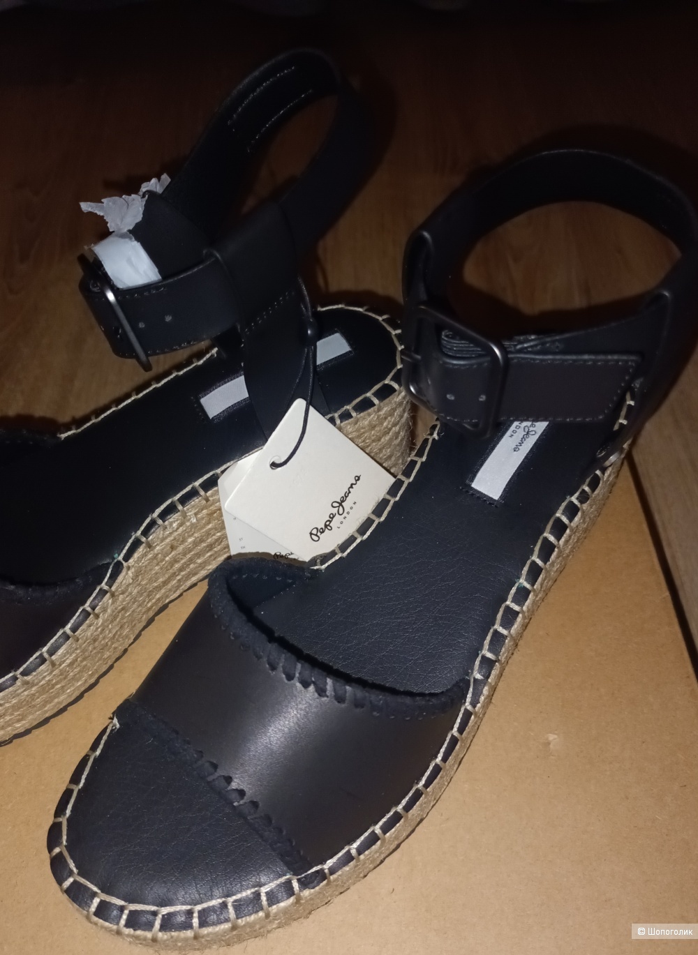 Босоножки на танкетке Pepe Jeans/40