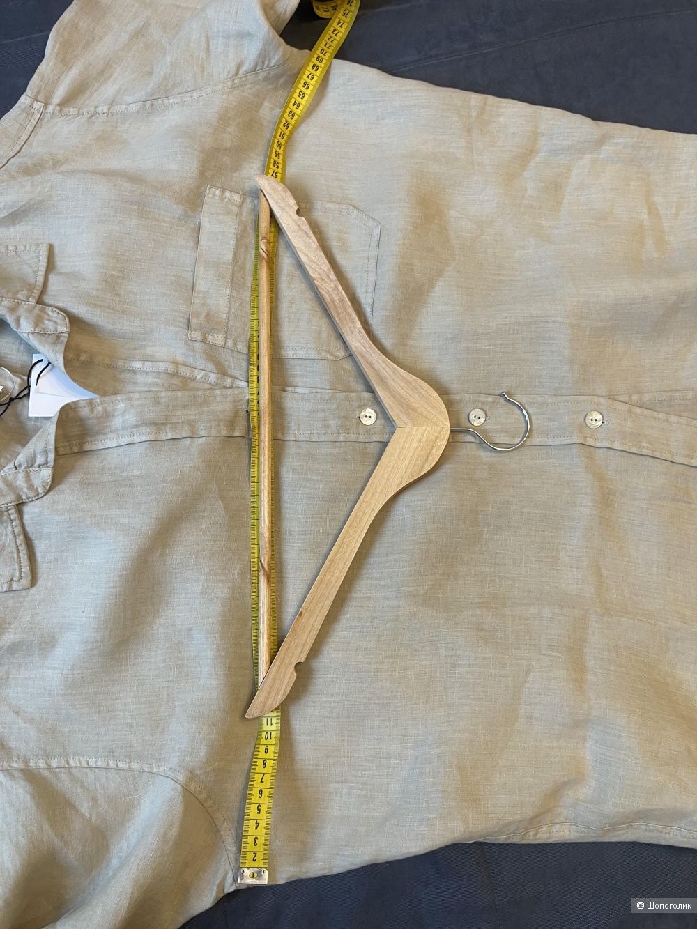 Льняная рубашка Zara размер S-XL