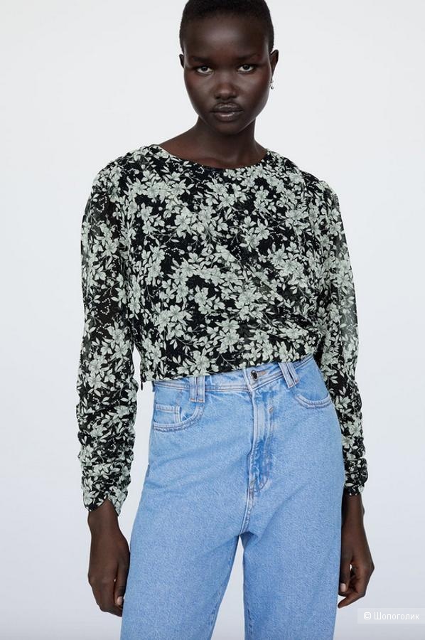 Zara топ блуза р.S