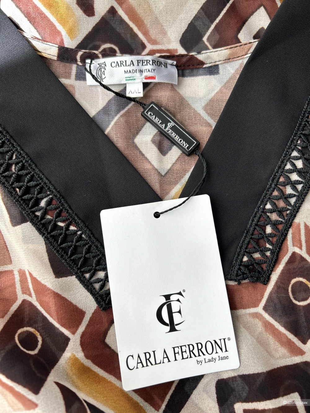 Блуза туника Carla Ferroni. IT XXL (50/52 RU)