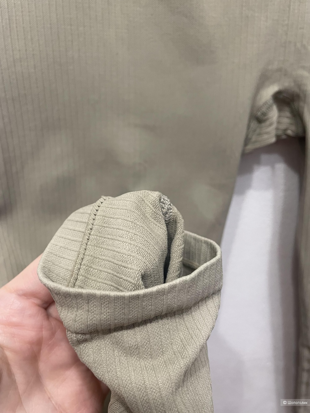 Леггинсы спортивные в рубчик H&M, размер 48-50