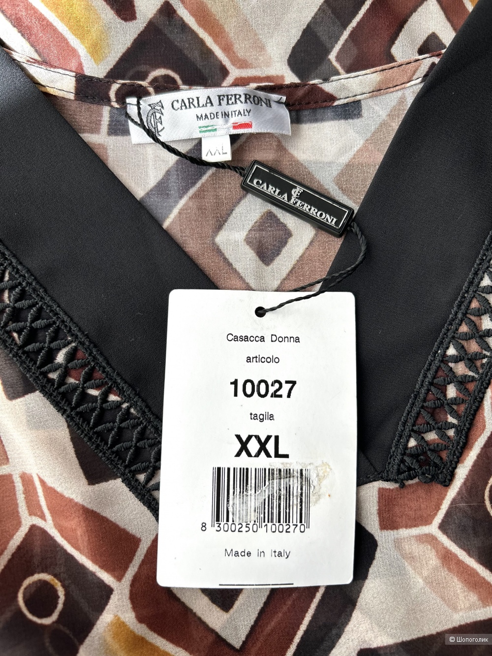 Блуза туника Carla Ferroni. IT XXL (50/52 RU)