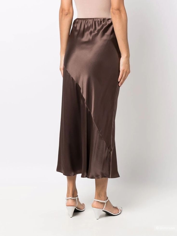 Шелковая юбка H&M 36