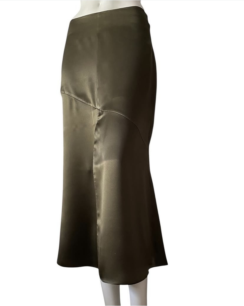 Шелковая юбка H&M 36