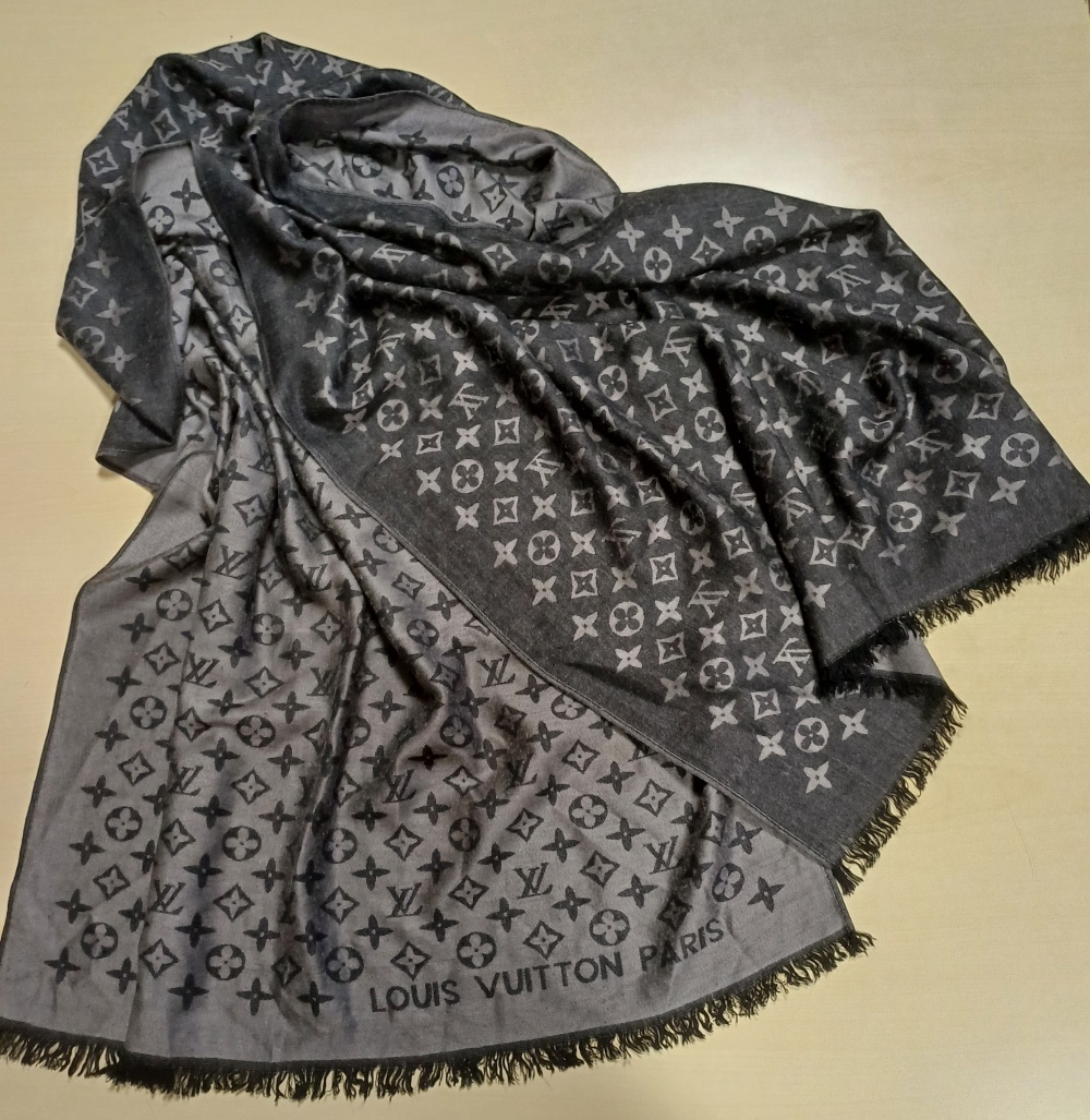 Палантин с принтом Louis Vuitton, one size