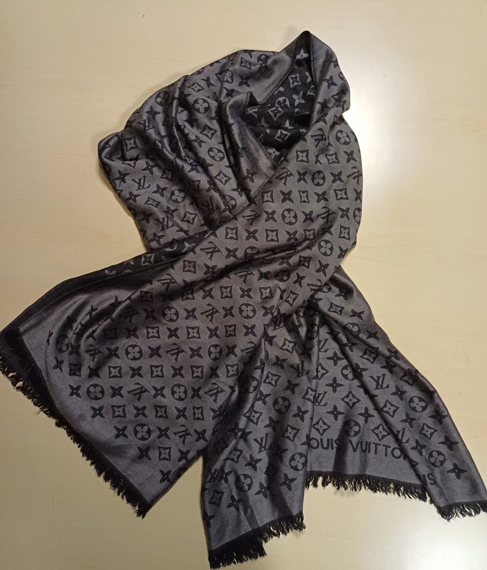 Палантин с принтом Louis Vuitton, one size