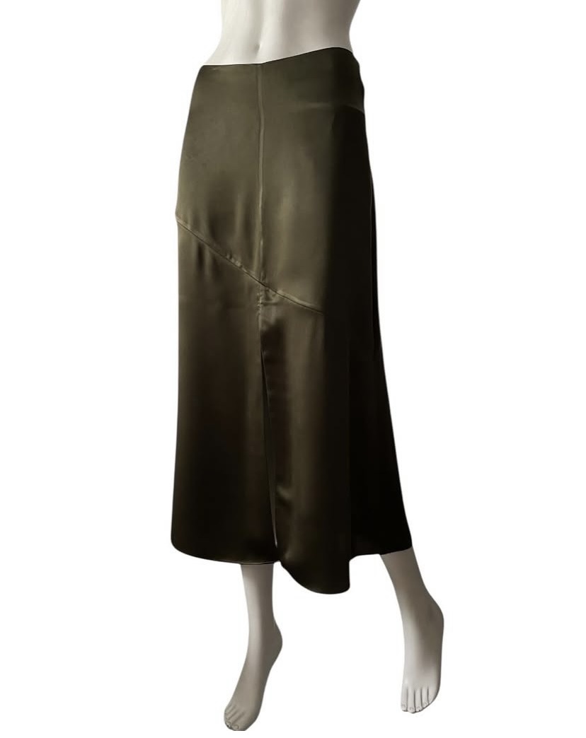 Шелковая юбка H&M 36