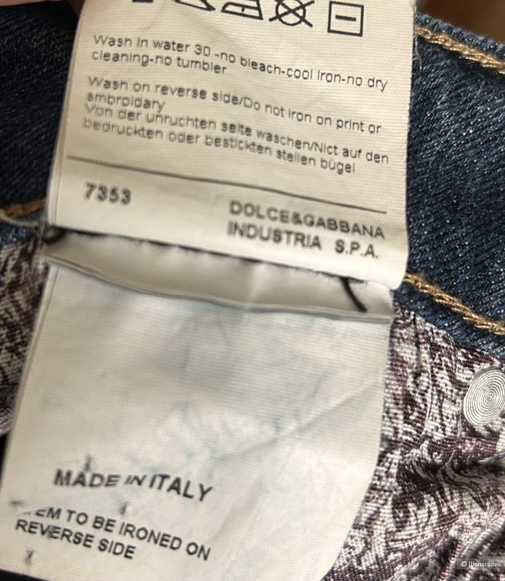 Джинсы Dolce & Gabbana размер 44-46