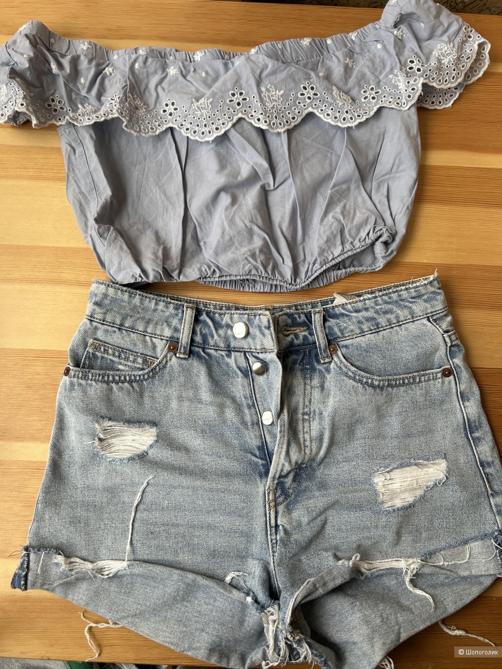 Джинсовые шорты H&M р. 34 (S)