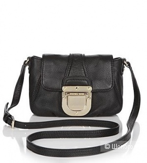 Сумка Michael Kors Charlton Crossbody, кожа темно-синего цвета
