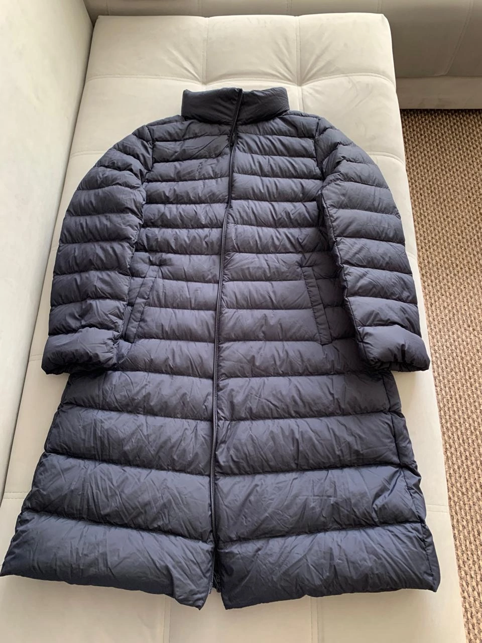 Пуховое пальто Uniqlo, р. xl