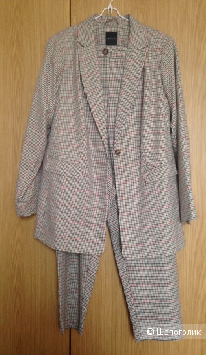 Костюм (жакет и брюки) New Look, 18 UK/54 RU