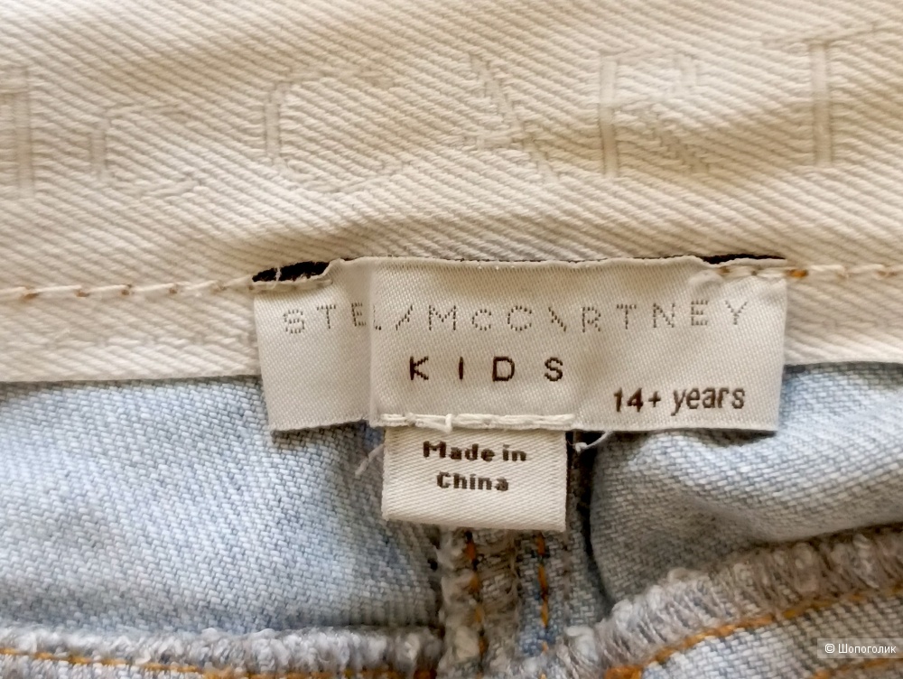Шорты джинсовые  Stella McCartney kids маркировка 14