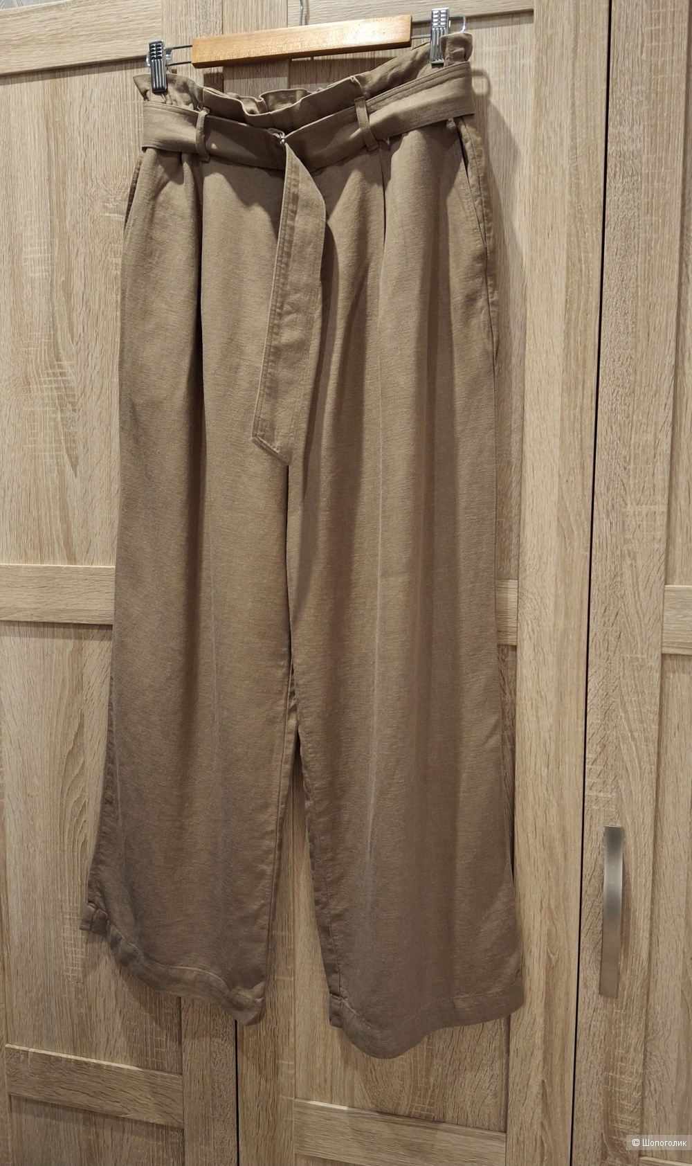 Льняные брюки Uniqlo/44-46
