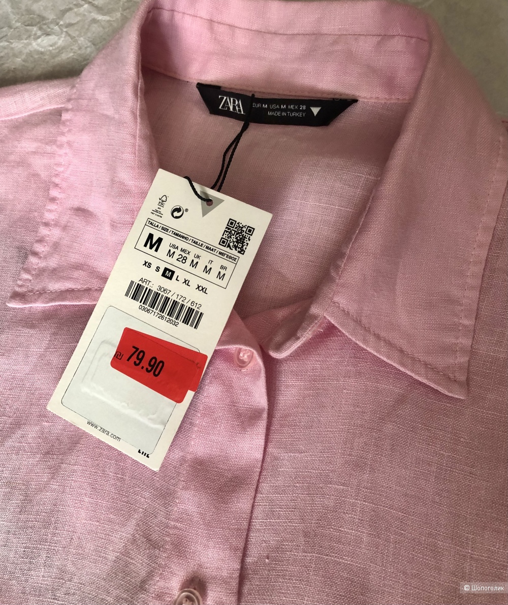 Рубашка ZARA (M)46размер.