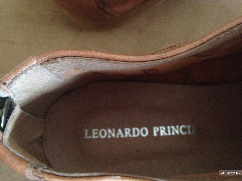 Кожаные сандалии Leonardo Principi, 41 EU