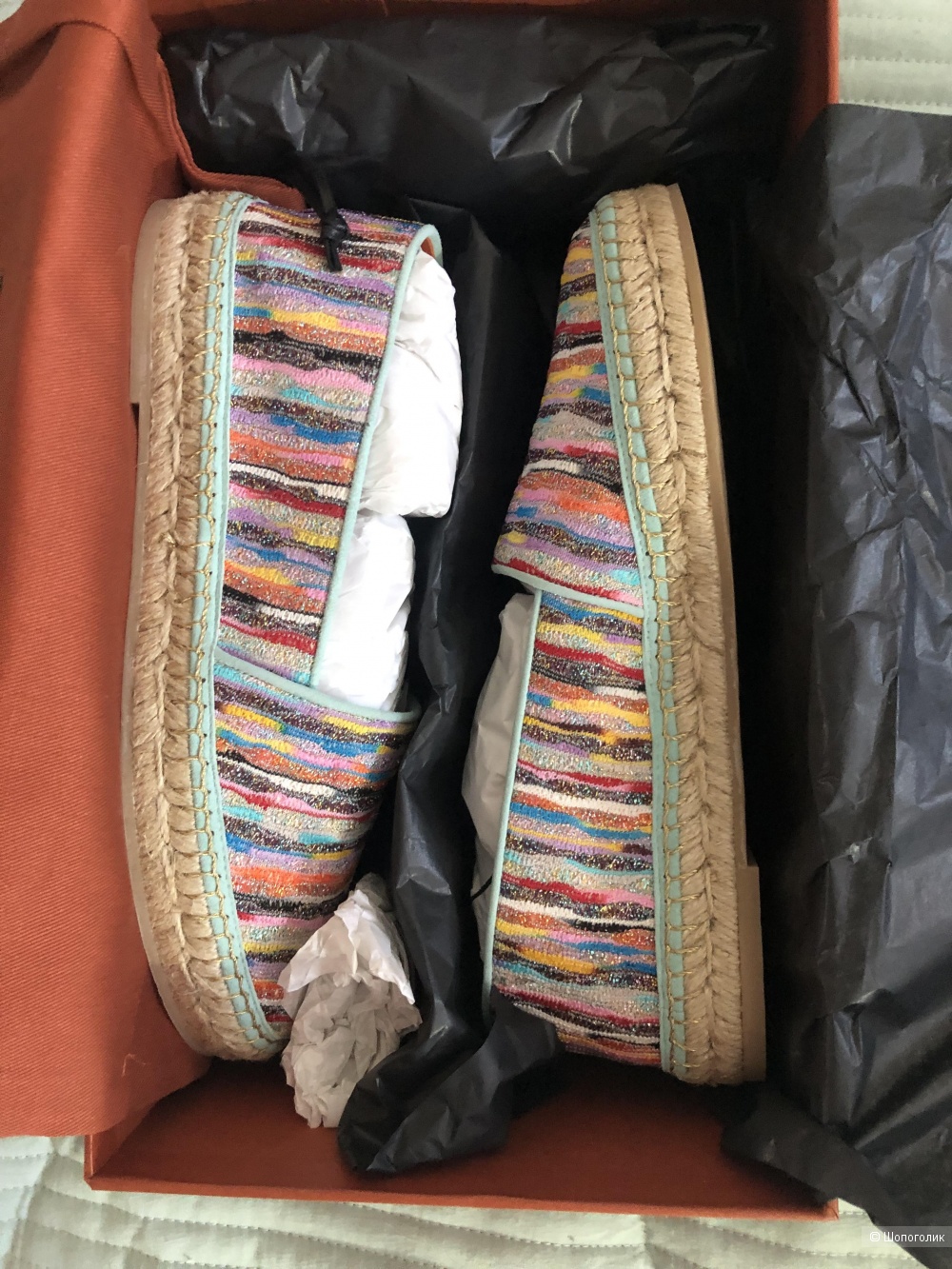 Женские текстильные эспадрильи Missoni 37 разм