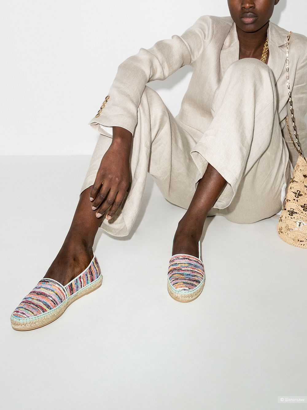 Женские текстильные эспадрильи Missoni 37 разм