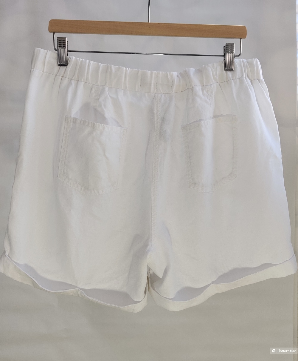 Льняные шорты M&S, размер L-XL