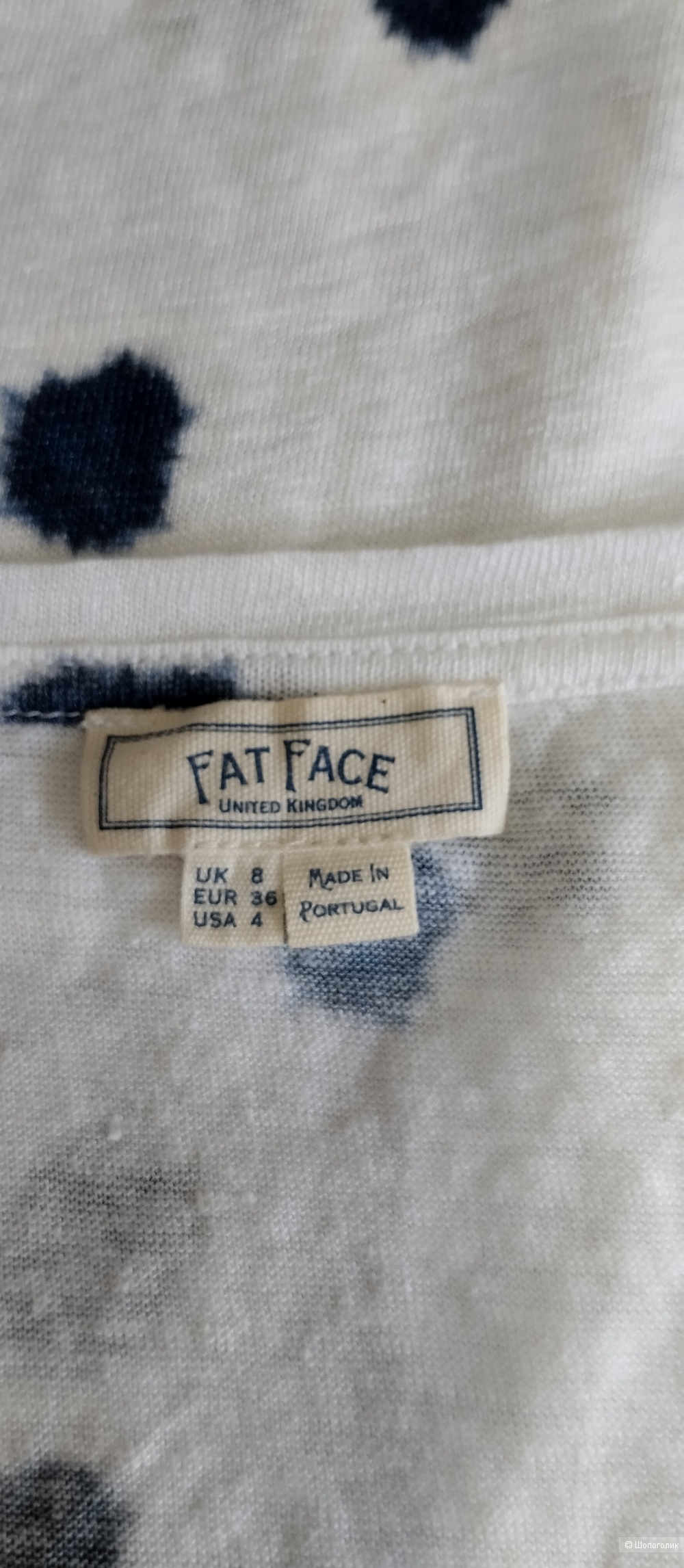 Футболка женская льняная FAT FACE, M