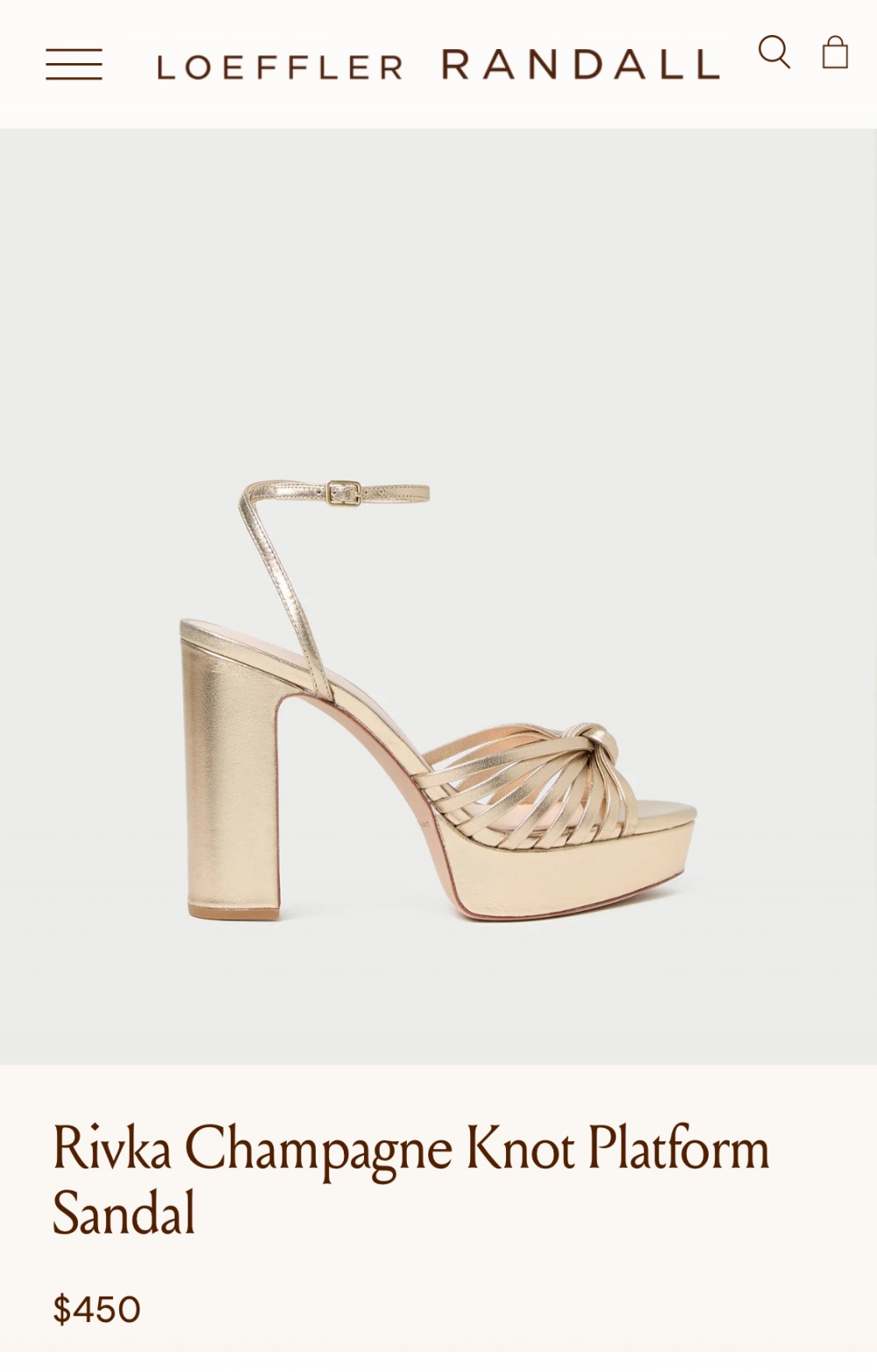 Loeffler Randall босоножки 39