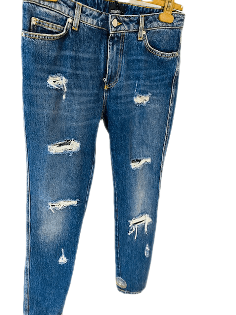 Джинсы рваные Ermanno Scervino- 44-46-48