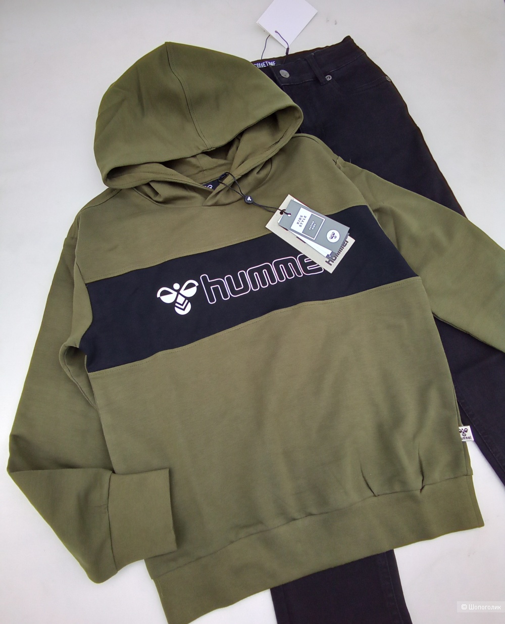 Худи и джинсы  Hummel 128см