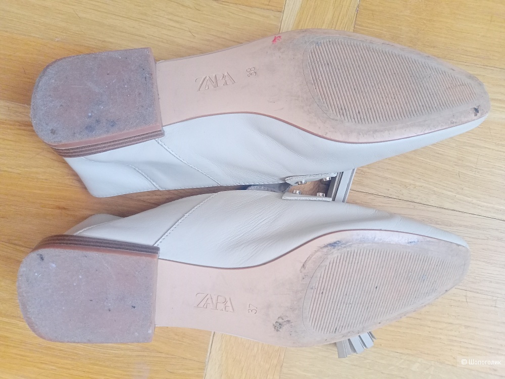 Zara лоферы женские размер 38