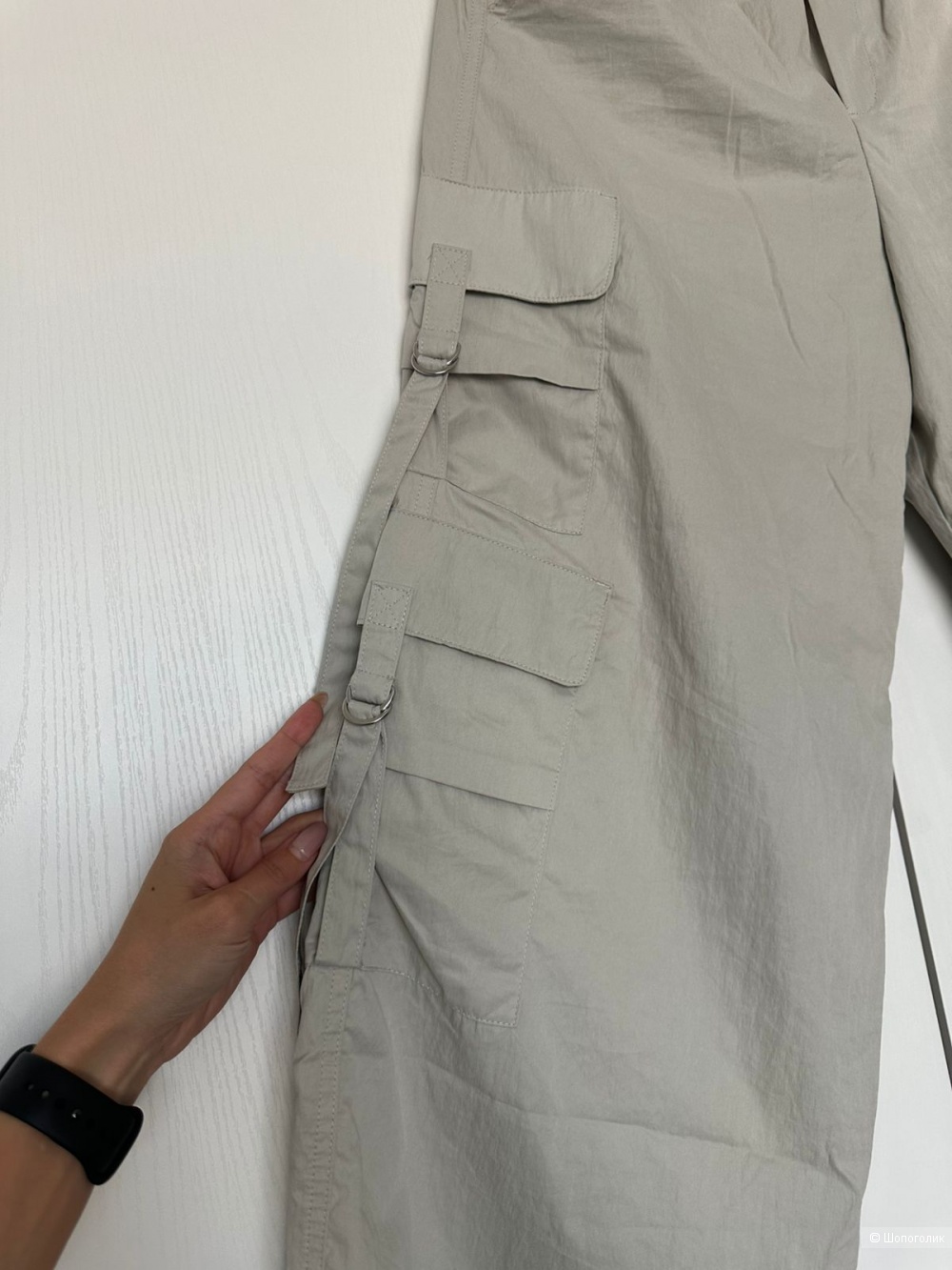 Карго-брюки Zara Nylon Blend Parachute Pants, p-p XS
