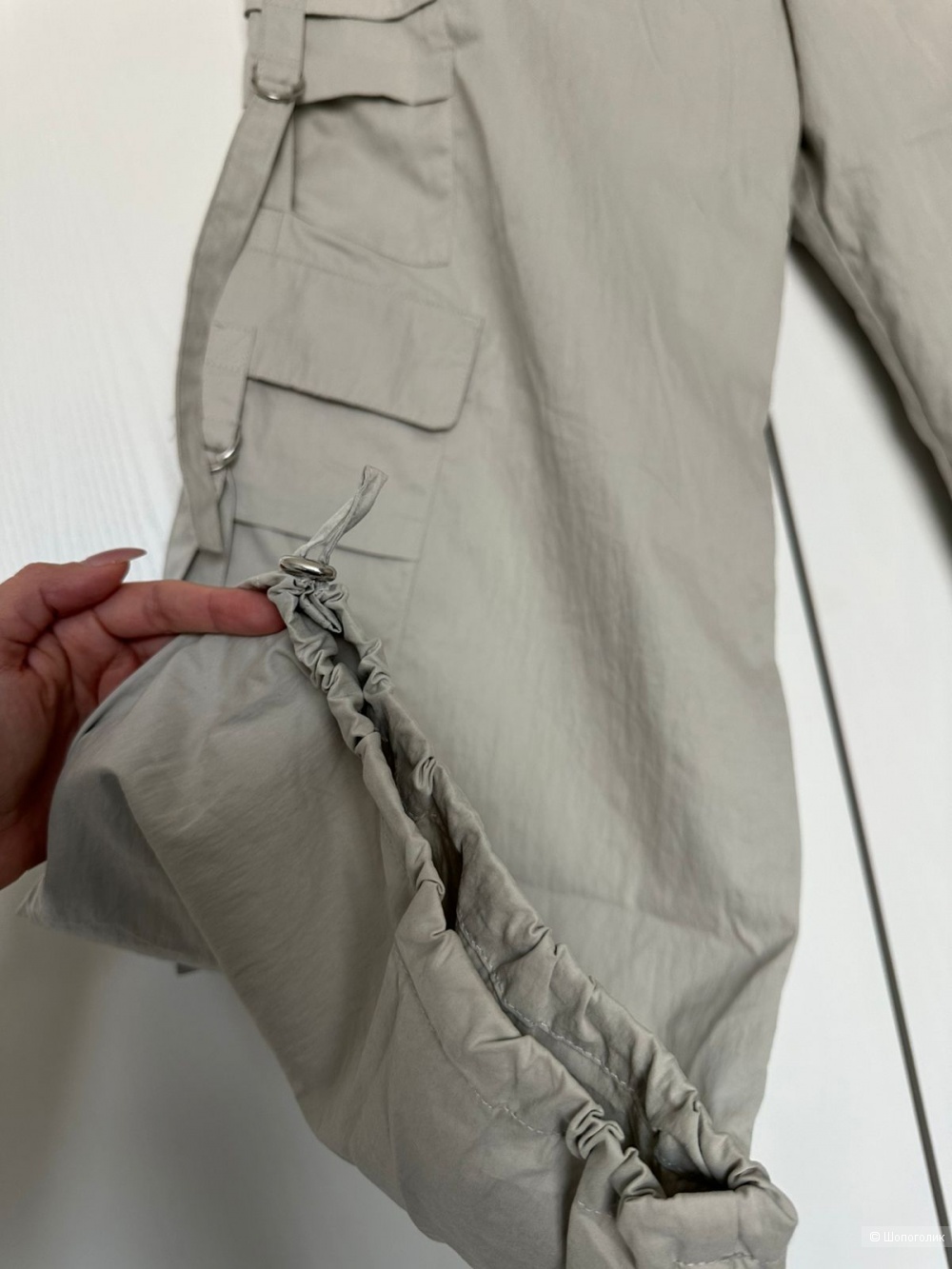 Карго-брюки Zara Nylon Blend Parachute Pants, p-p XS