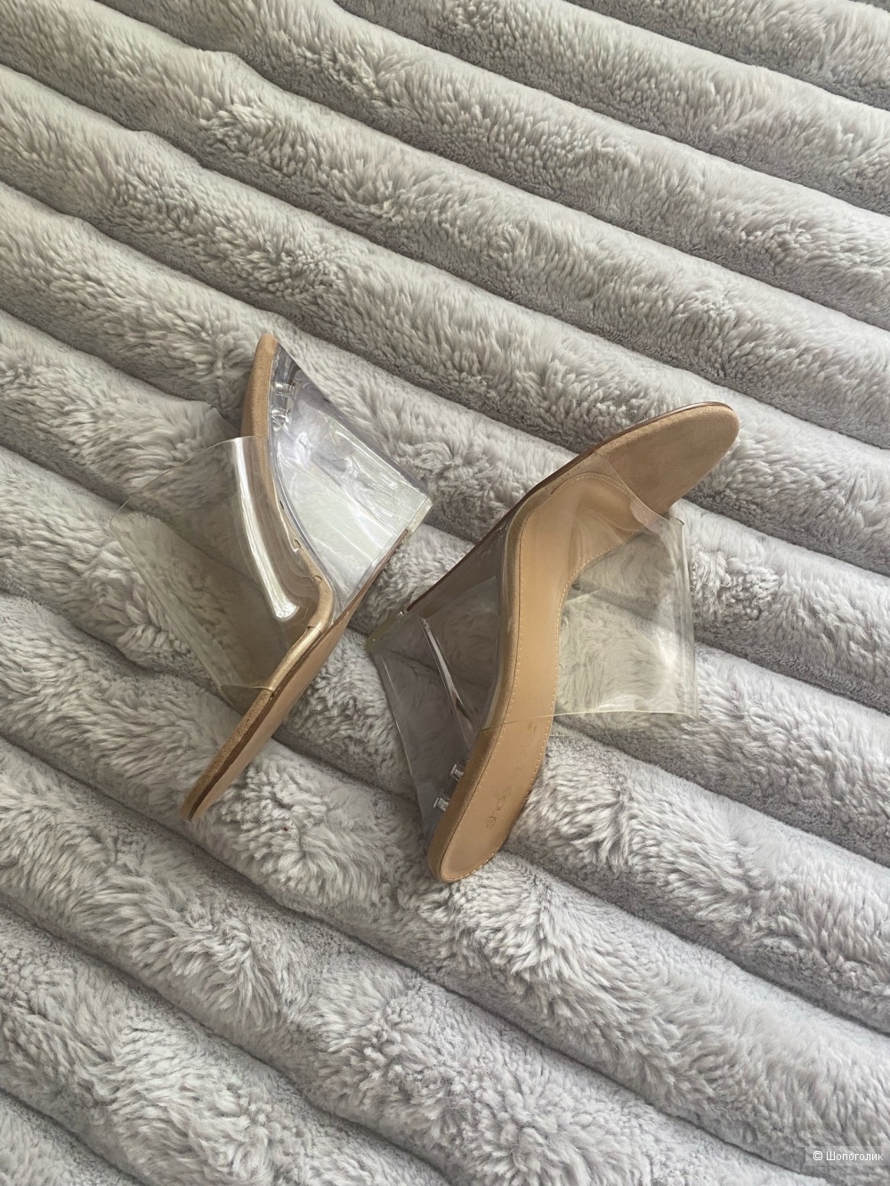 Прозрачные босоножки ShoeDazzle.Размер US 9.5,UK 7.