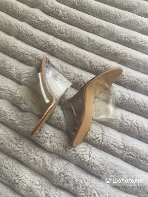 Прозрачные босоножки ShoeDazzle.Размер US 9.5,UK 7.