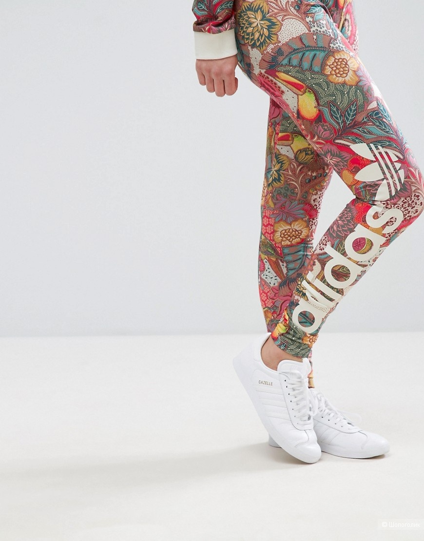 Леггинсы Adidas Farm Bright Floral Print, р-р XS